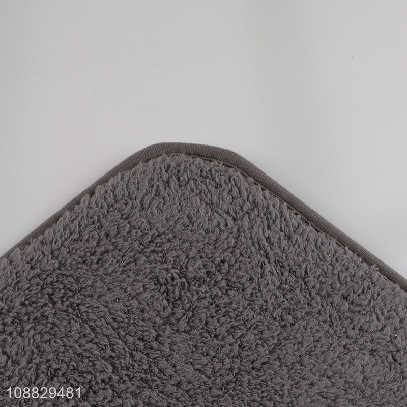 High quality durable non-slip soft ultra absorbent bathroom rug mat