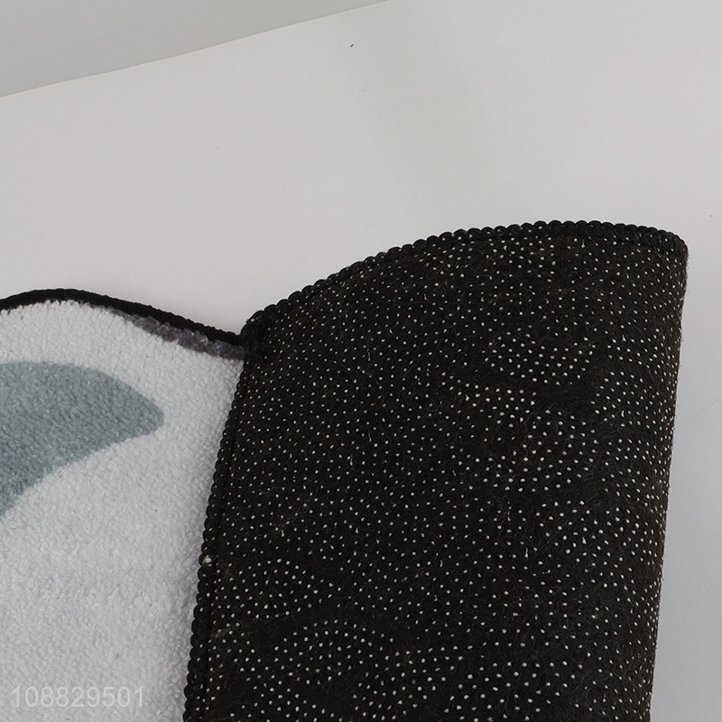 Wholesale cartoon animal non-slip absorbent bathroom floor rug mat