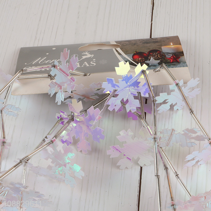 Factory price snowflake ornaments hanging Christmas tree decorations