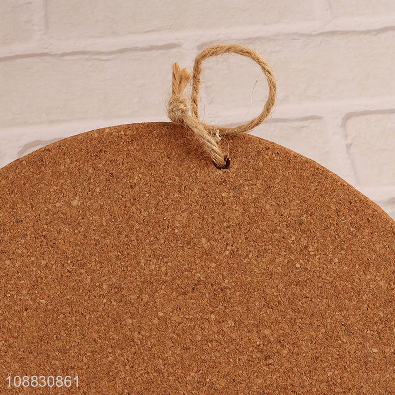 Wholesale round absorbent cork coasters reusable printed cup mats