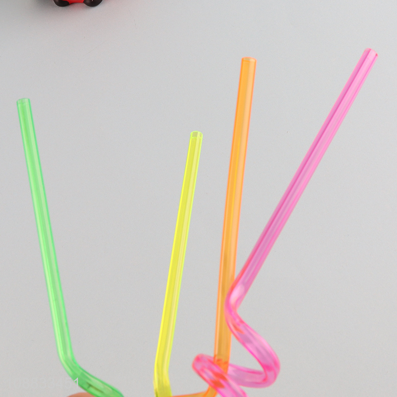 Hot sale cartoon animal series 4pcs drinking straw