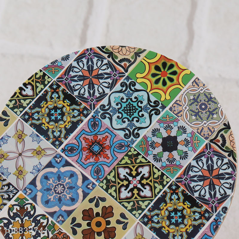 High quality 4pcs non-slip round cup mat for sale