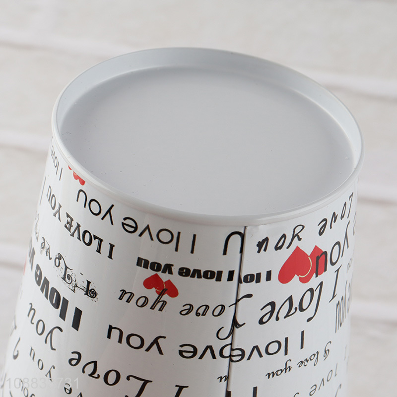 Best sale tinplate tabletop stationery pen holder wholesale