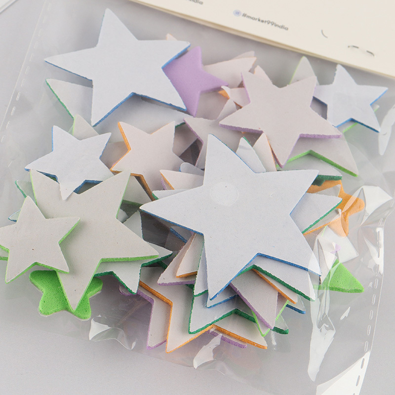 Factory direct sale diy kids adhesive foam puffy sticker