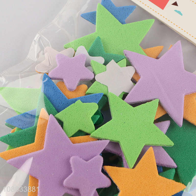 Factory direct sale diy kids adhesive foam puffy sticker
