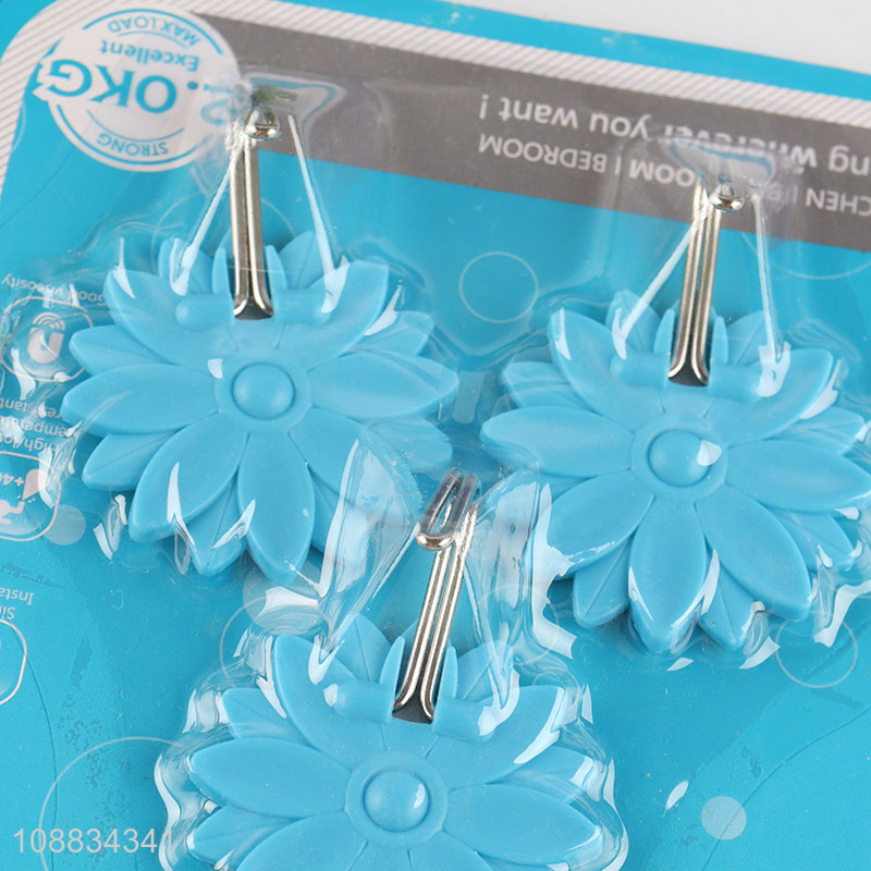 Best quality 3pcs bathroom kitchen sticky hook set