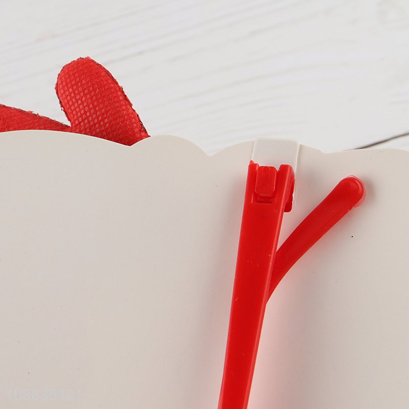 Low price cute christmas party decorative glasses for sale