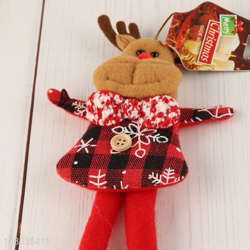 Best quality elk christmas hanging ornaments for xmas tree