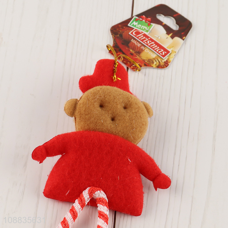 Yiwu market bear shaped decorative christmas hanging ornaments