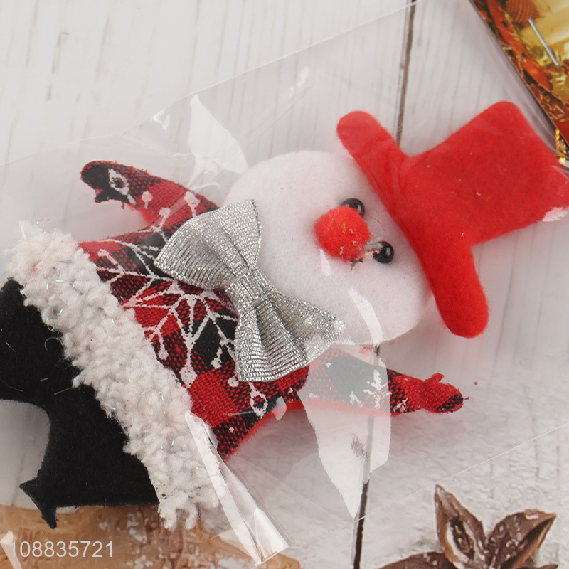 Good quality snowman decorative christmas hanging ornaments