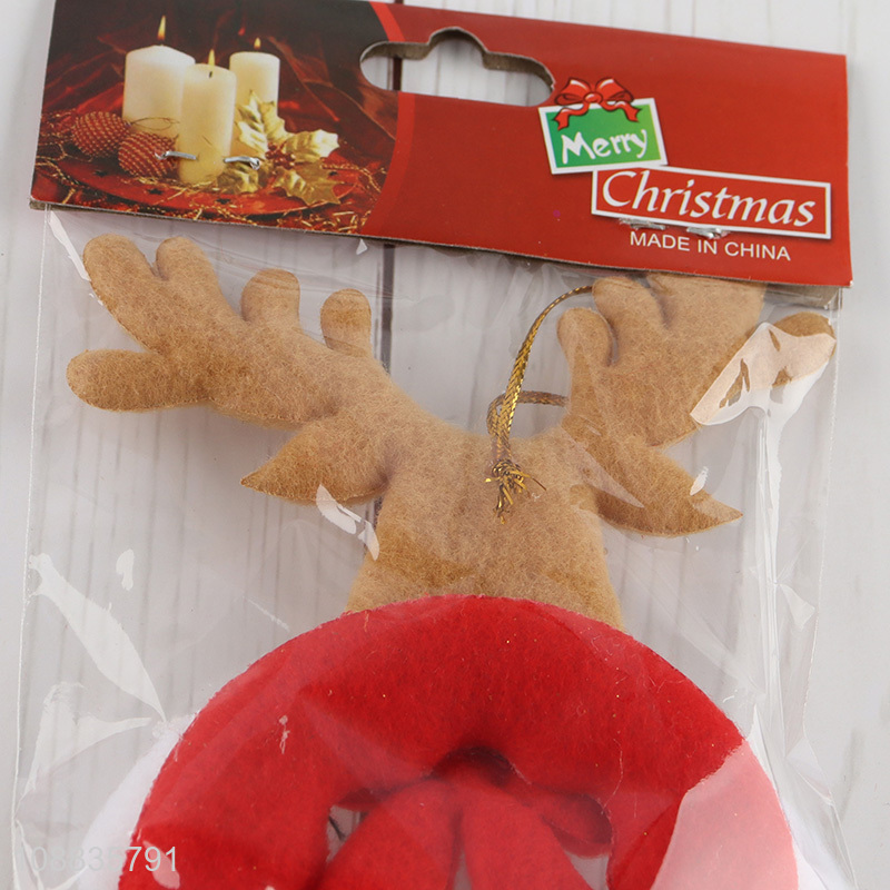 Factory price elk christmas hanging ornaments for xmas tree