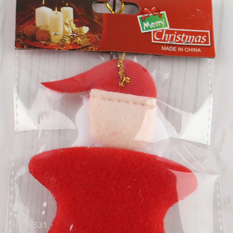 Good quality santa claus christmas hanging ornaments for xmas tree