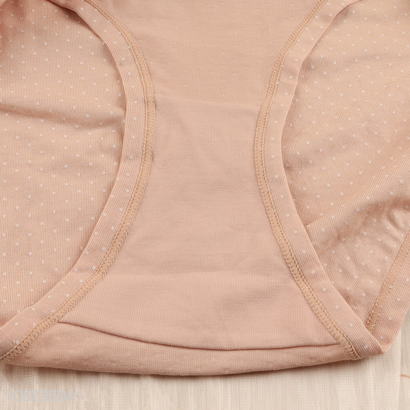 Good quality women's panties soft breathable stretch cotton briefs