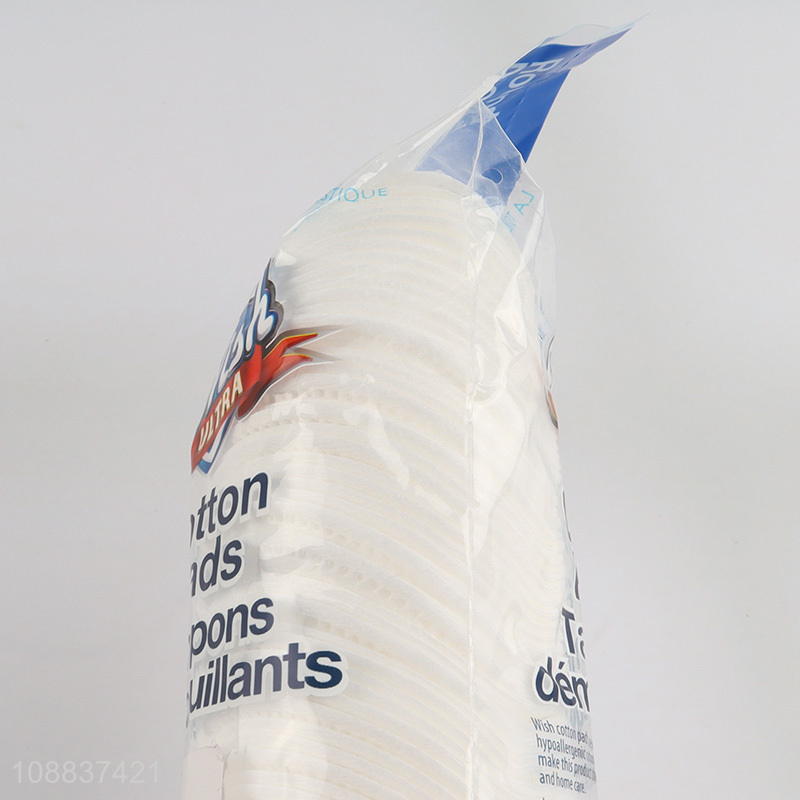 Hot selling 80 count facial cotton pads for sensitive skin