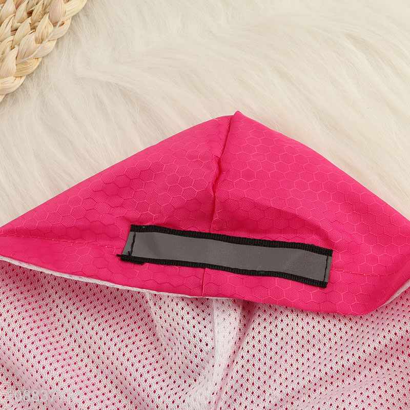 High quality waterproof reflective dog raincoat with hood