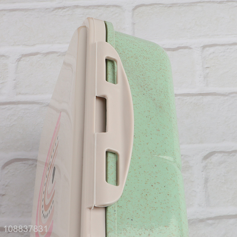 Hot selling 3-compartment plastic bento lunch box meal prep container