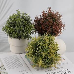 Online wholesale artificial potted plant fake greenery for indoor decor