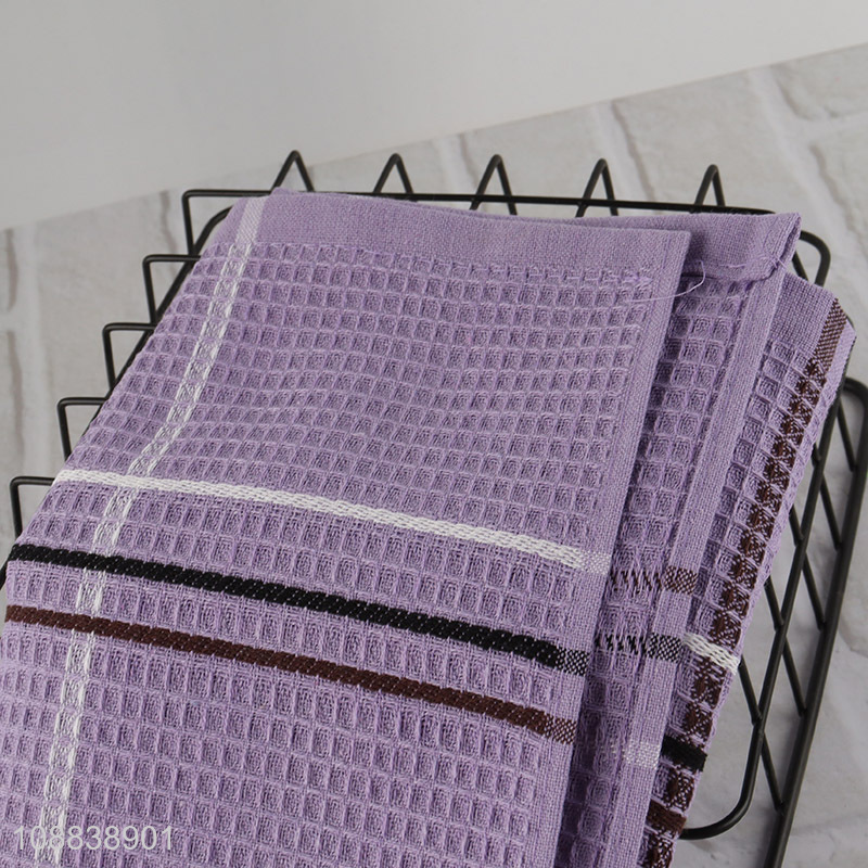 Hot sale multicolor cotton kitchen towel cleaning cloth wholesale