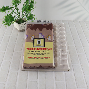 New arrival water repellent home <em>fabric</em> <em>shower</em> <em>curtain</em> for sale
