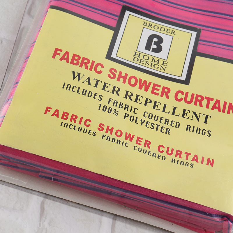 Best price waterproof fabric shower curtain for bathroom accessories