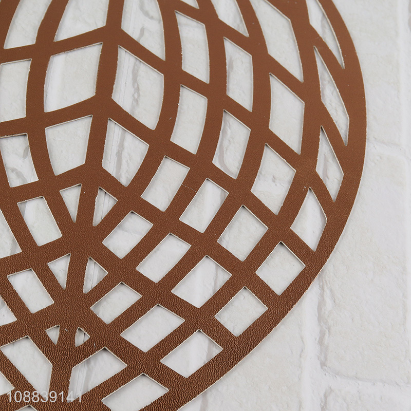 China factory leaves shaped hollow place mat dinner mat