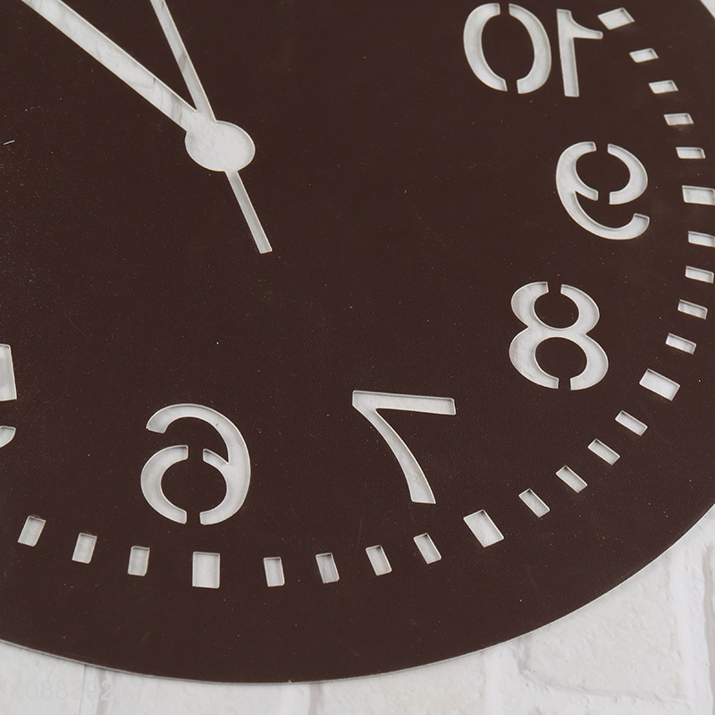 Good selling clock shape pvc place mat for home restaurant