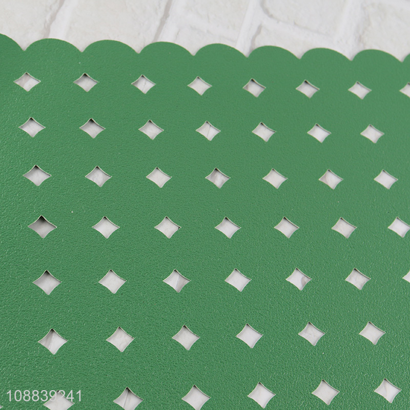 Best quality green rectangle non-slip place mat dinner mat