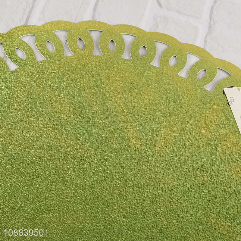 Factory price green tabletop decoration place mat for sale