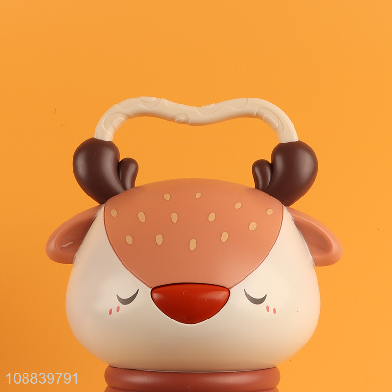 Hot selling cartoon deer baby accordion infants comfort toy