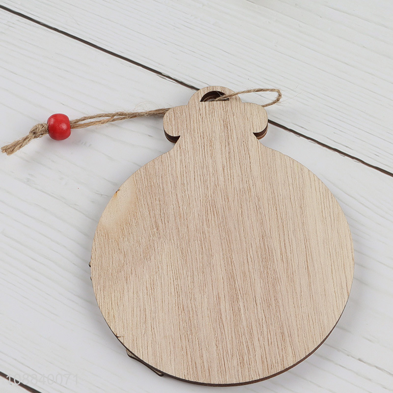 Good Quality Painted Wooden Slices for Christmas Tree Decoration