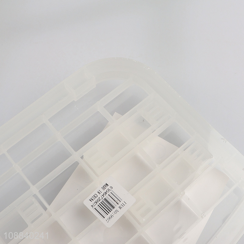 Low price transparent folding home storage rack for sale