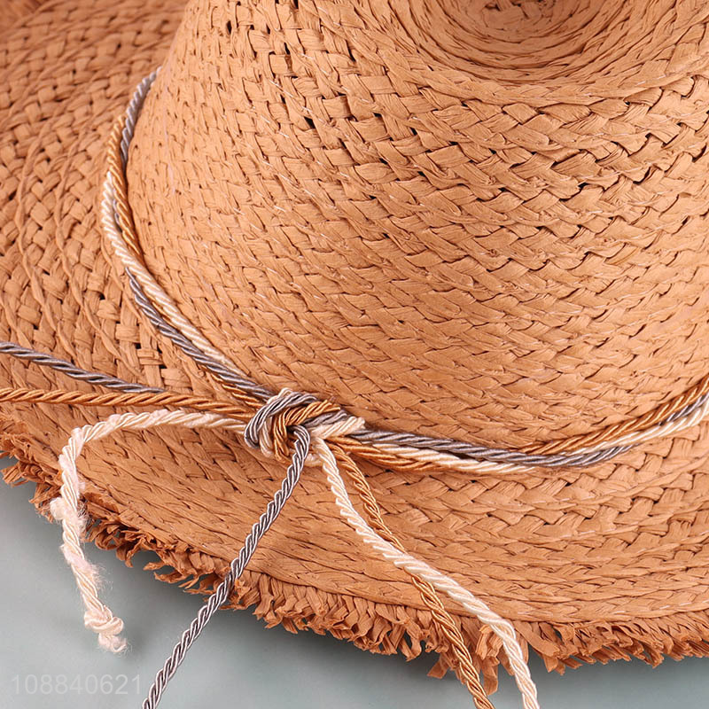 China imports womens beach straw hat floppy beach hat
