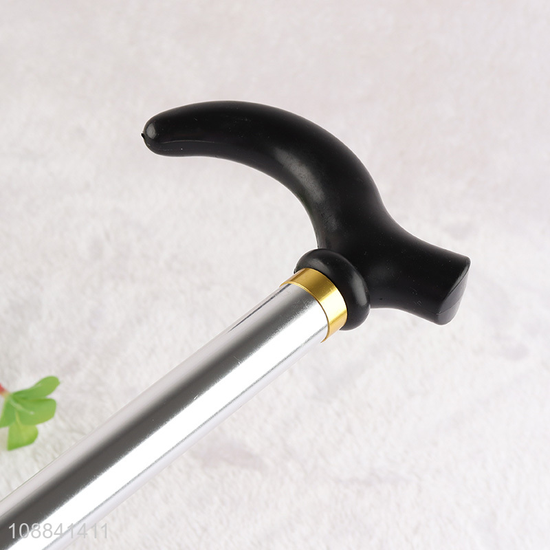 Wholesale adjustable aluminum alloy walking stick crutch for hiking