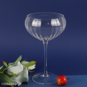 Factory direct sale clear glass whiskey cup wine glasses wholesale