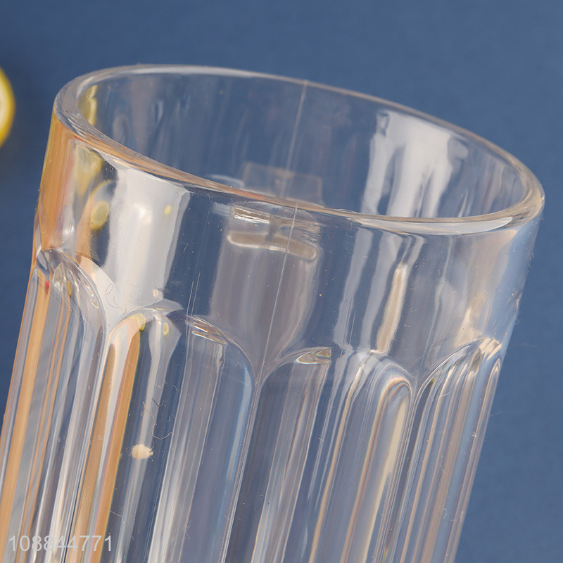 Factory Price Acrylic Beer Glasses Drinking Cup with Handle