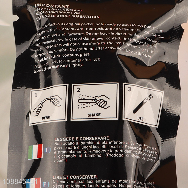 New product party supplies glow whistle toys wholesale