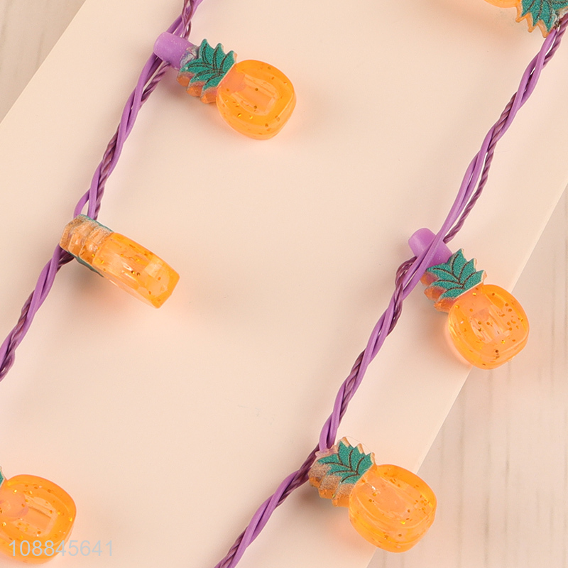 China wholesale party supplies flashing lights necklace