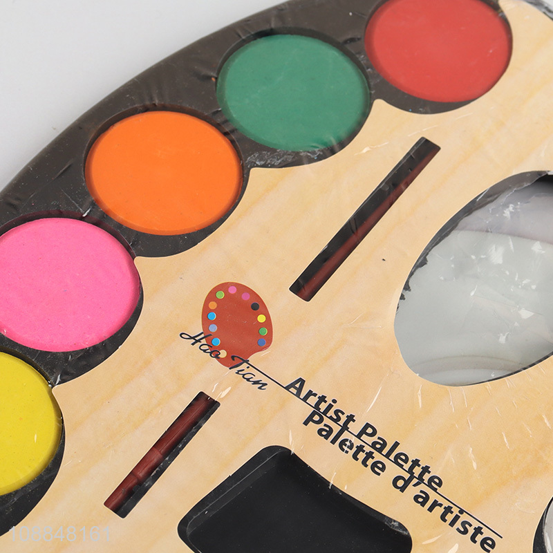 Factory supply 12 colors watercolor paints set with a brush