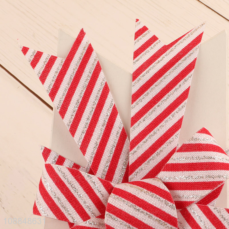 Top selling christmas tree hanging christmas bowknot