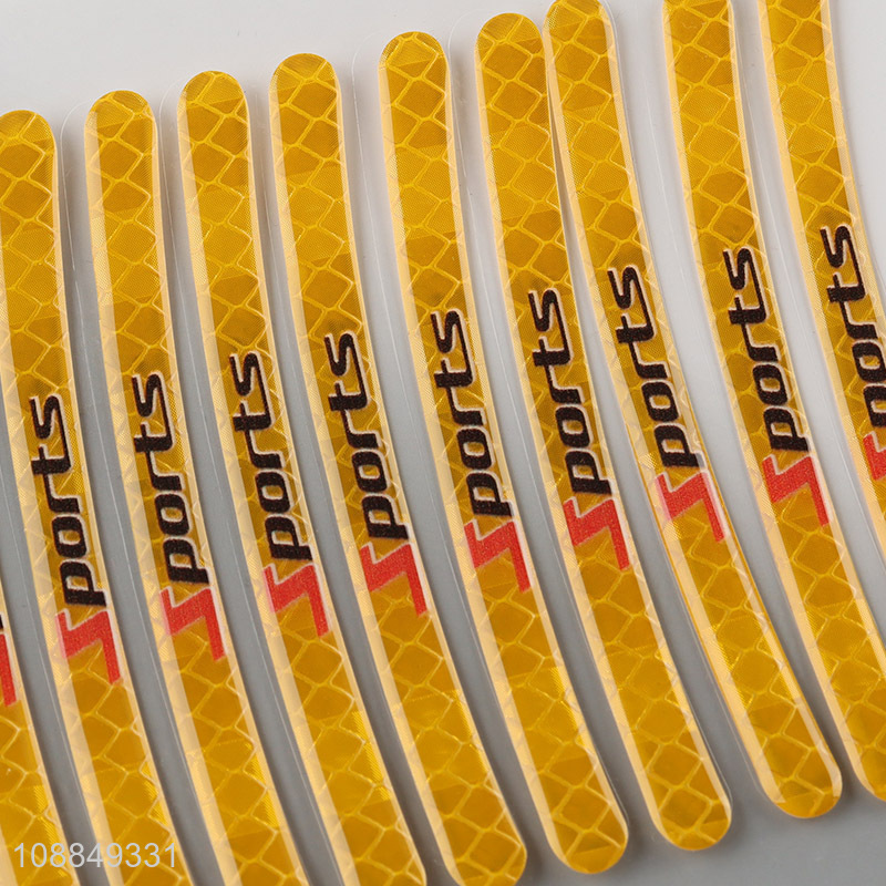 Good Quality 20PCS Car Wheel Strips Reflective Stickers for Motorcycles