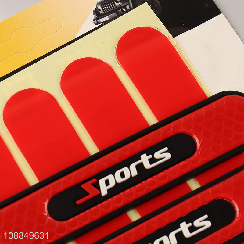 Wholesale 4PCS Car Reflective Stickers Rearview Mirror Warning Stickers