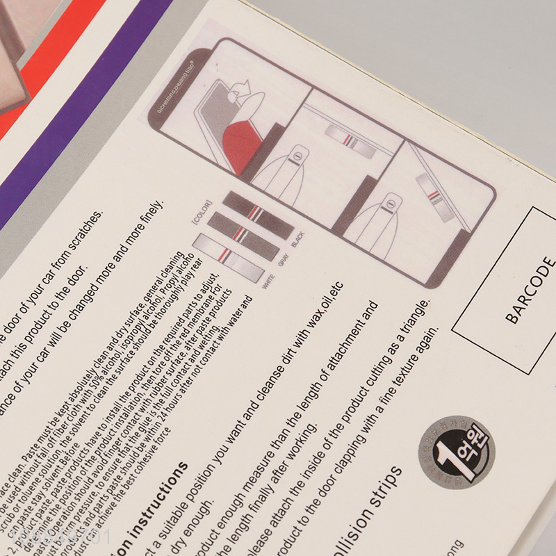 Good Quality Short PVC Car Door Eage Guard Anti-Collision Strips