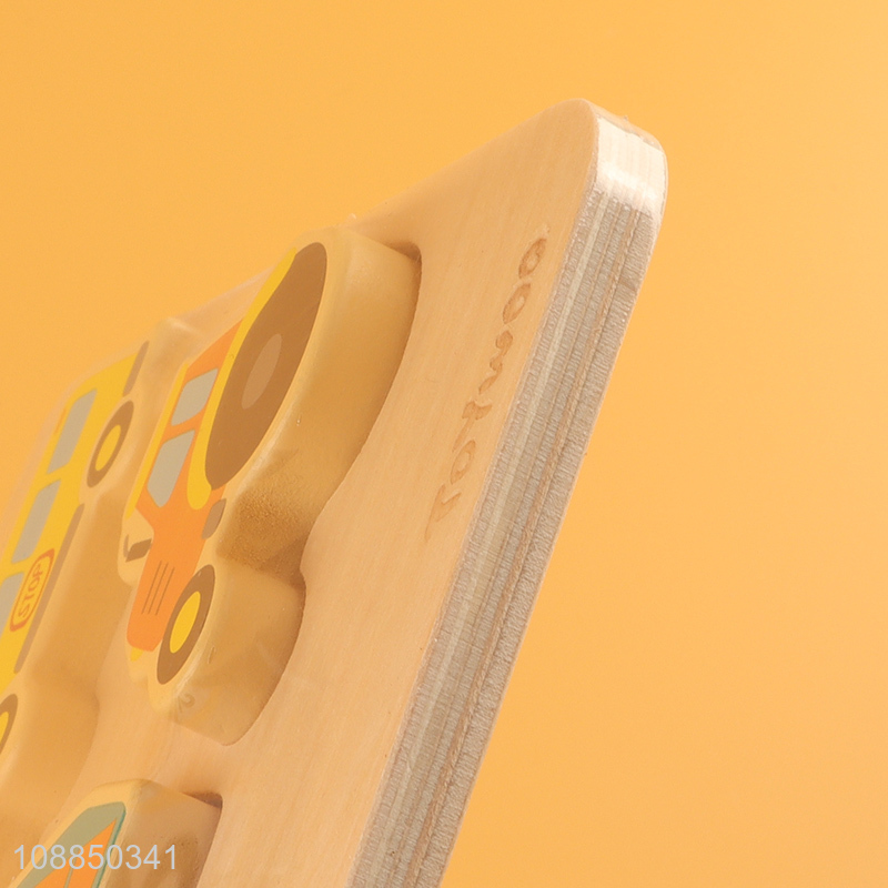 Online wholesale wooden children educational traffic matching toys