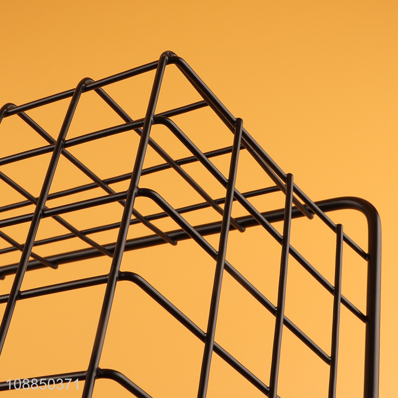 Hot items hollow metal storage basket for home