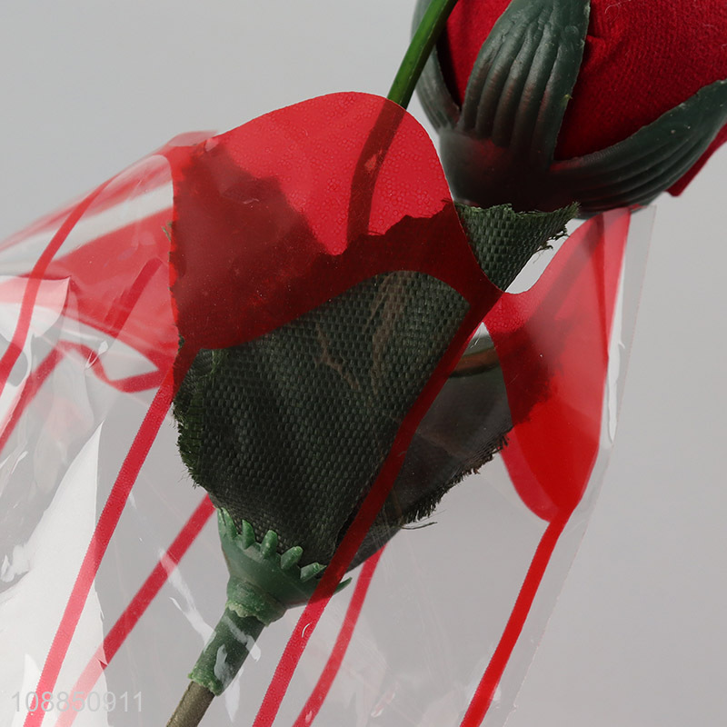 High quality realistic rose flower artificial flower for home decor