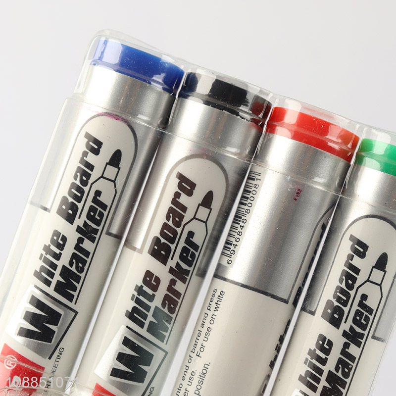 China imports 4pcs dry erase fine tip whiteboard markers set