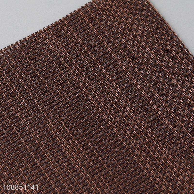 Hot selling waterproof heat resistant non-slip woven placemats