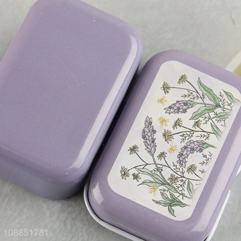 Factory supply mini metal tinplate box empty trinket coin box