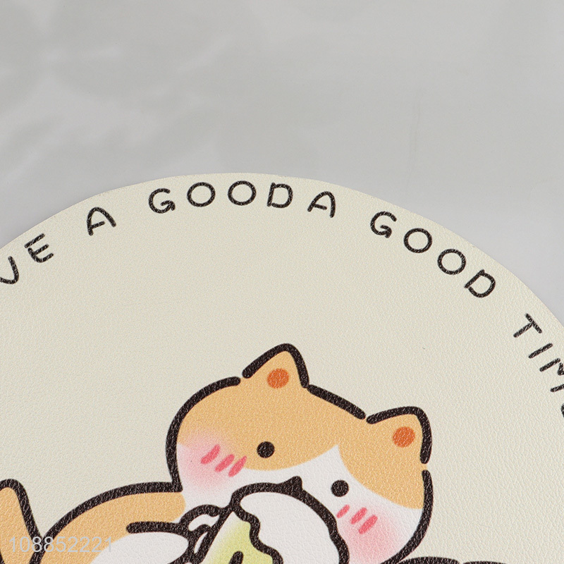 China wholesale tabletop decoration pvc non-slip place mat dinner mat