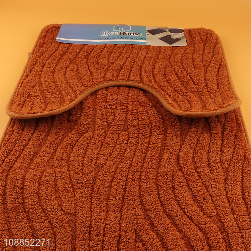 Yiwu market 2pcs home decor floor mat door mat for sale